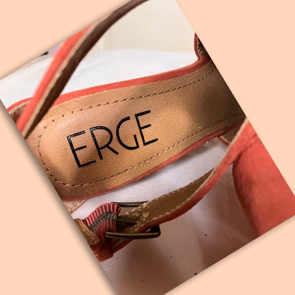 Erge glitter wedge heel 6" size 7 - Picture 10 of 10